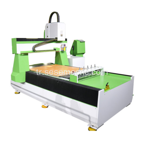 Taş lineer atc cnc router makine